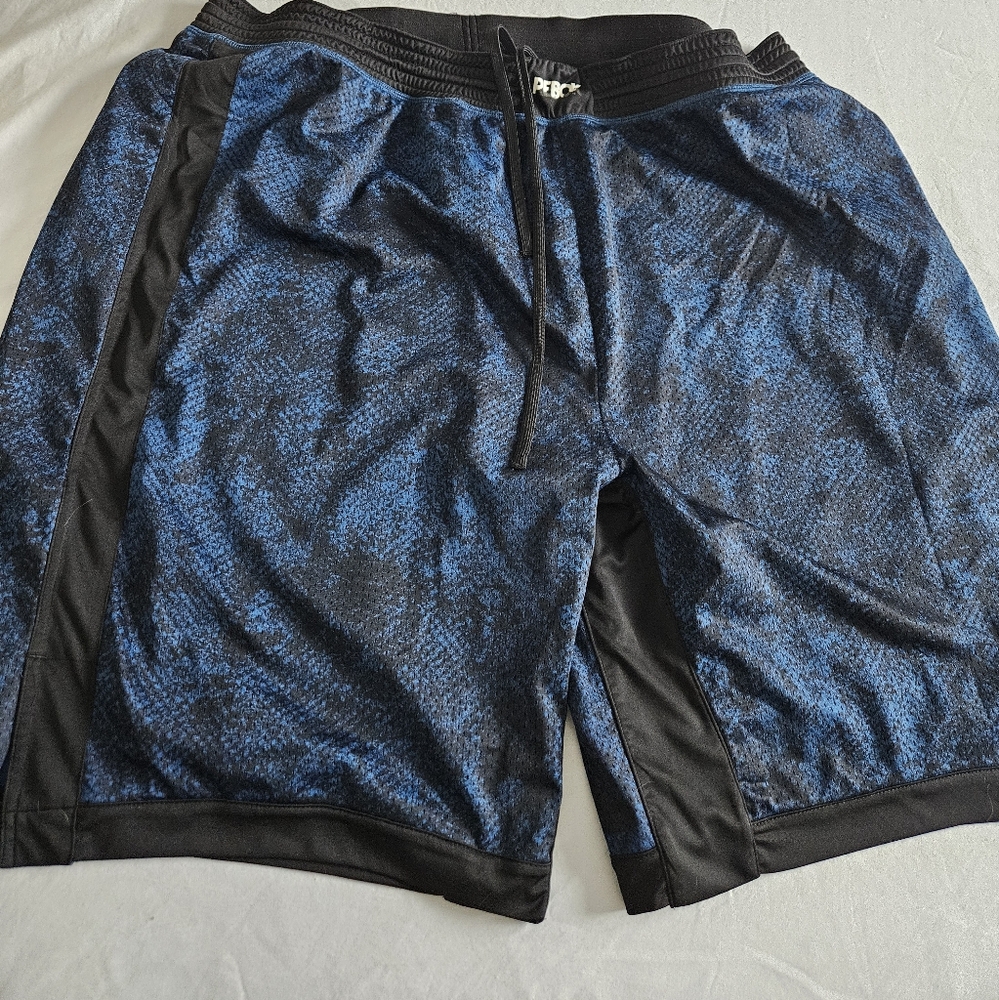 Reebok Athletic Blue and Black Shorts